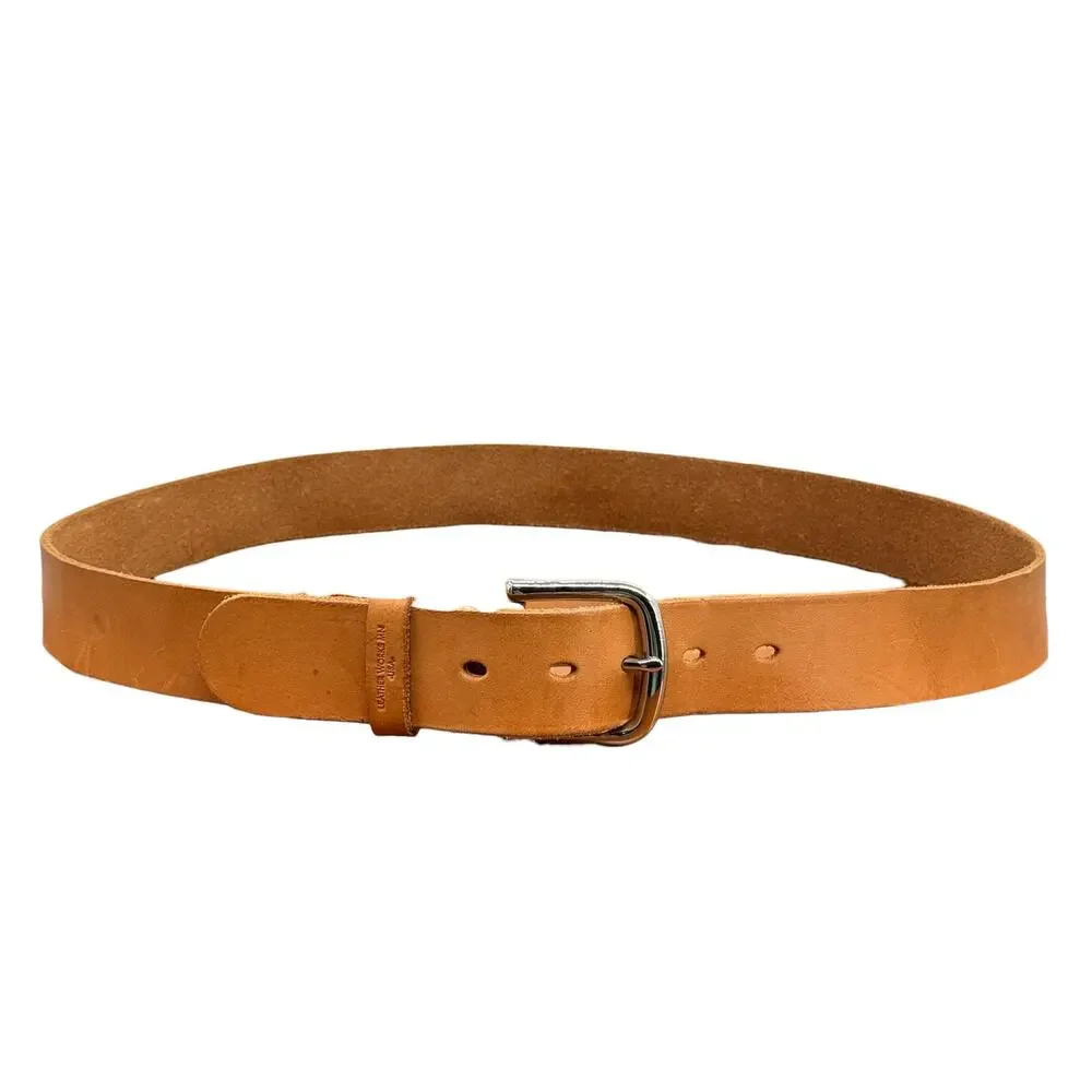 Leather Works Minneapolis Rustic Leather Belt SZ 42 Mens Brown Western Workwear